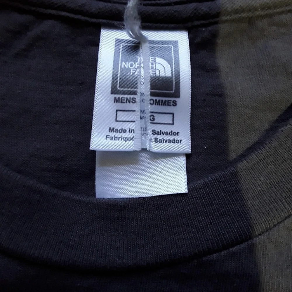 The North face men t- shirt graphic cotton blend gray size XL